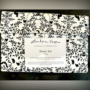 King sheets Nevermore Poe Halloween NWT